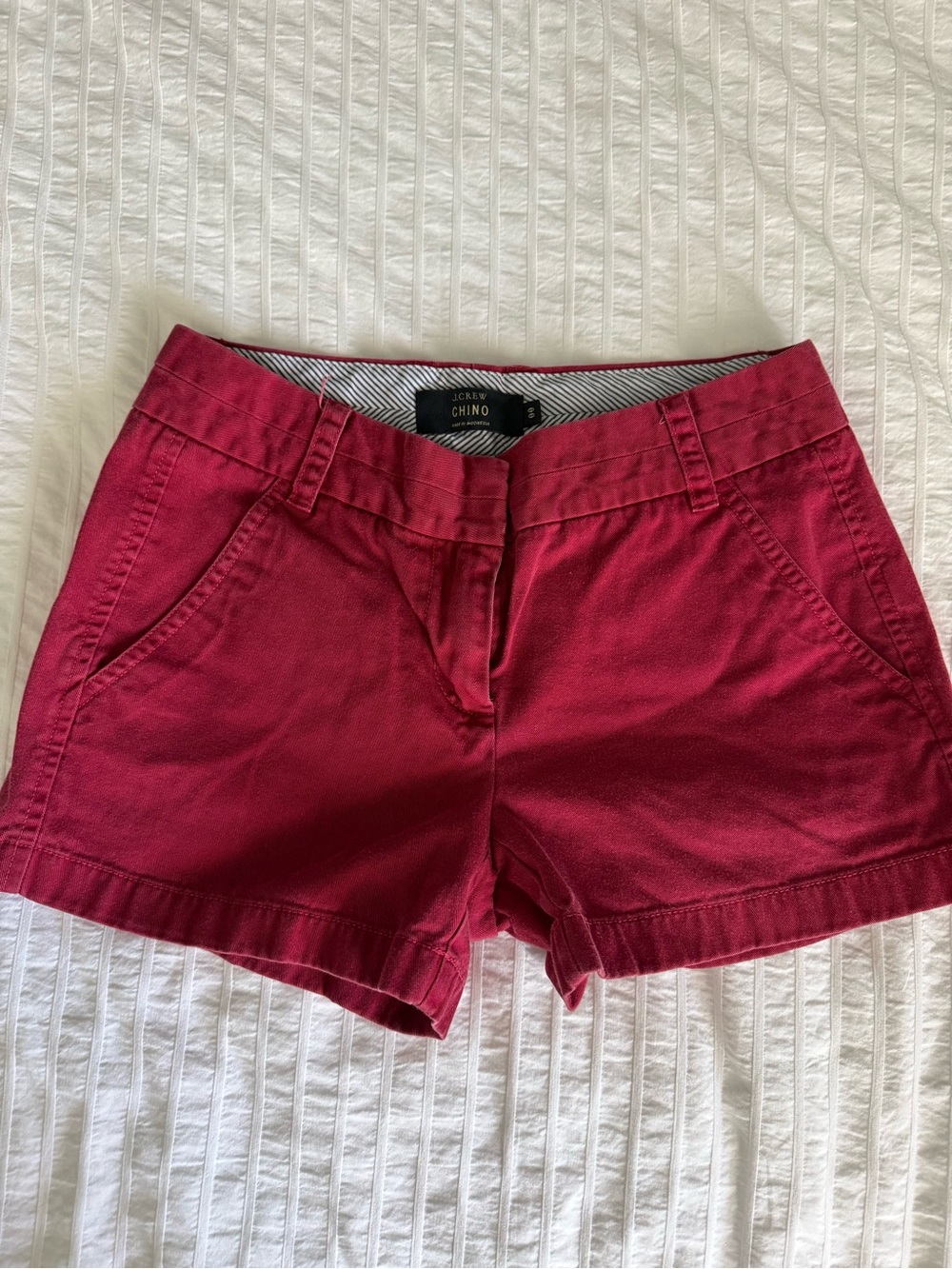 J. Crew Raspberry Chino Shorts - Women's
